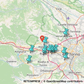 Mappa SP 24, 10091 Alpignano TO, Italia (7.07167)