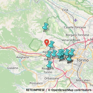 Mappa SP 24, 10091 Alpignano TO, Italia (7.30929)