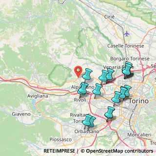 Mappa SP 24, 10091 Alpignano TO, Italia (8.8315)