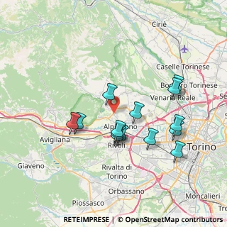 Mappa SP 24, 10091 Alpignano TO, Italia (6.84429)