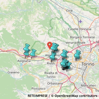 Mappa SP 24, 10091 Alpignano TO, Italia (6.9785)