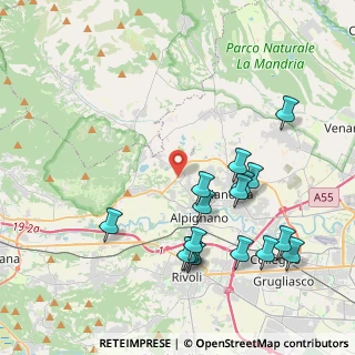 Mappa SP 24, 10091 Alpignano TO, Italia (4.38313)