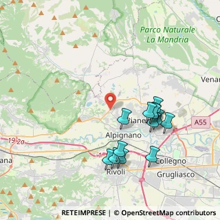 Mappa SP 24, 10091 Alpignano TO, Italia (3.90385)