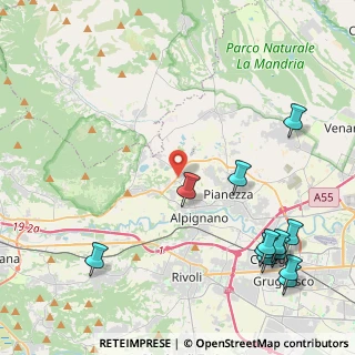 Mappa SP 24, 10091 Alpignano TO, Italia (5.76)