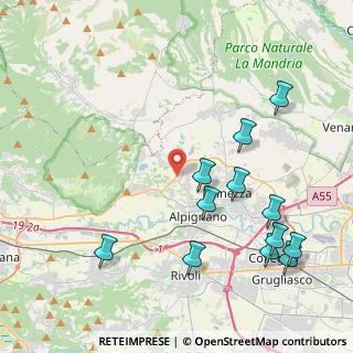 Mappa SP 24, 10091 Alpignano TO, Italia (4.86083)