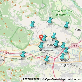 Mappa SP 24, 10091 Alpignano TO, Italia (3.93923)