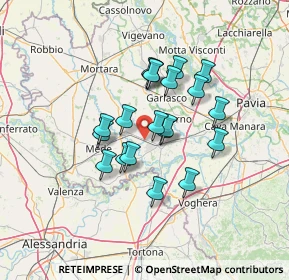 Mappa Via Roma, 27032 Ferrera Erbognone PV, Italia (10.492)
