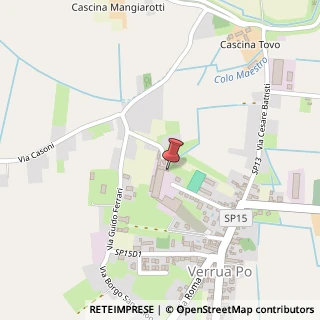 Mappa Via Vittorio Veneto, 59, 27040 Verrua Po, Pavia (Lombardia)