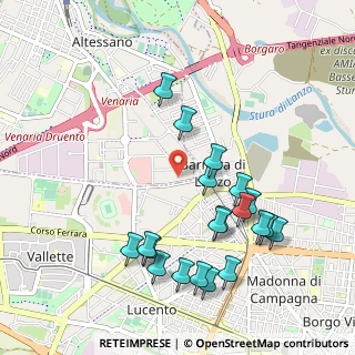 Mappa Via Druento, 10078 Torino TO, Italia (1.074)