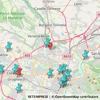 Mappa Via Druento, 10078 Torino TO, Italia (6.295)