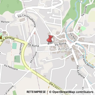 Mappa Via Roma, 44, 10040 Almese, Torino (Piemonte)