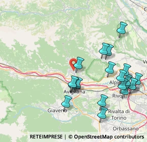 Mappa Via Avigliana, 10140 Almese TO, Italia (8.9225)
