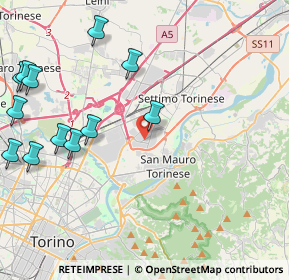 Mappa , 10099 Area Produttiva TO, Italia (6.28471)