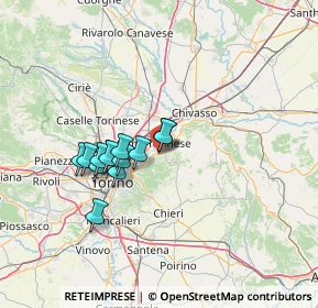 Mappa Via Quintino Sella, 10090 Castiglione Torinese TO, Italia (10.67167)