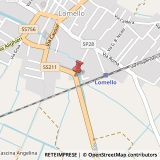 Mappa Via Camillo Benso Conte di Cavour, 27, 27034 Lomello, Pavia (Lombardia)