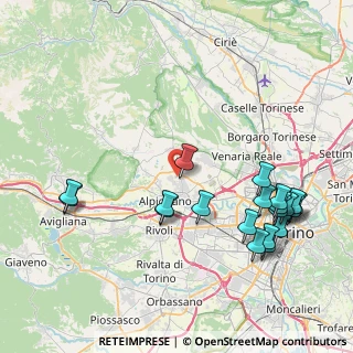 Mappa Via Praglia, 10044 Pianezza TO, Italia (9.527)