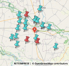 Mappa SP343R, 26034 Piadena CR, Italia (6.9745)