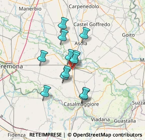 Mappa SP343R, 26034 Piadena CR, Italia (10.23167)