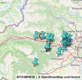 Mappa Via Cesare Meano, 10055 Condove TO, Italia (13.9365)