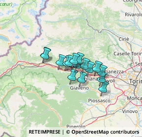 Mappa Via Cesare Meano, 10055 Condove TO, Italia (7.99813)