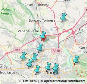 Mappa Strada del Bramafame, 10148 Torino TO, Italia (4.83)