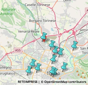 Mappa Strada del Bramafame, 10148 Torino TO, Italia (4.5275)