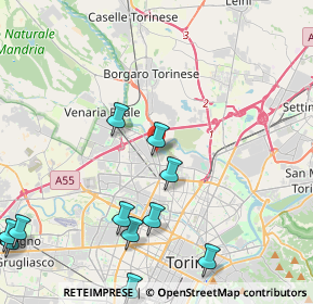 Mappa Strada del Bramafame, 10148 Torino TO, Italia (5.47364)