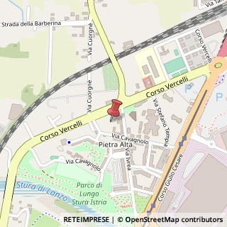 Mappa Via Cavagnolo, 7, 10156 Torino, Torino (Piemonte)