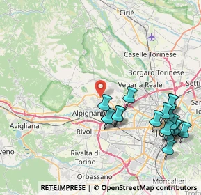 Mappa Variante Alla, 10044 Pianezza TO, Italia (9.7865)