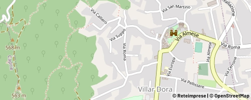 Mappa Villar Dora