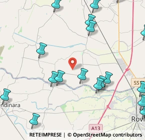 Mappa Unnamed Road, 45020 Lusia RO, Italia (6.046)