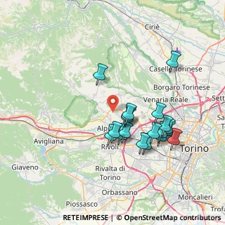 Mappa Strada Antica Alpignano a Valdellatorre, 10044 Pianezza TO, Italia (6.80368)