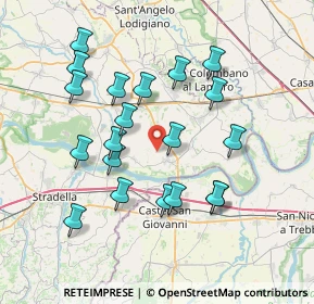 Mappa Località Ca' Nova, 27017 Pieve Porto Morone PV, Italia (7.267)