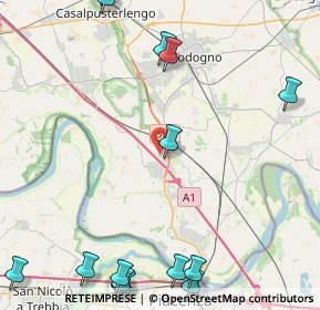 Mappa Via Don Lorenzo Milani, 26867 Guardamiglio LO, Italia (6.63563)