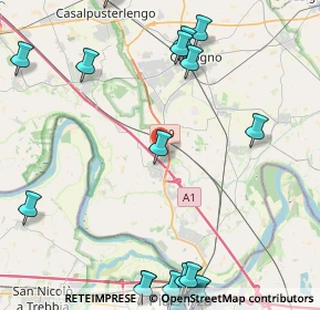 Mappa Via Don Lorenzo Milani, 26867 Guardamiglio LO, Italia (6.311)