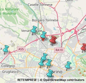 Mappa Via Salva, 10078 Venaria Reale TO, Italia (5.17571)