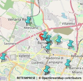 Mappa Via Salva, 10078 Venaria Reale TO, Italia (2.09)
