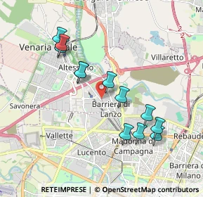 Mappa Via Salva, 10078 Venaria Reale TO, Italia (1.81167)