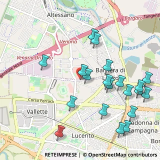 Mappa Via Torino Druento, 10151 Torino TO, Italia (1.201)