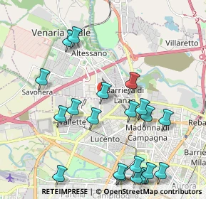 Mappa Via Torino Druento, 10151 Torino TO, Italia (2.4345)