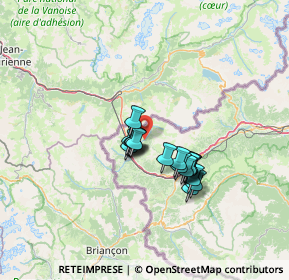 Mappa Strada per Rochemolle, 10052 Bardonecchia TO, Italia (9.79722)