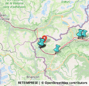 Mappa Strada per Rochemolle, 10052 Bardonecchia TO, Italia (25.54357)