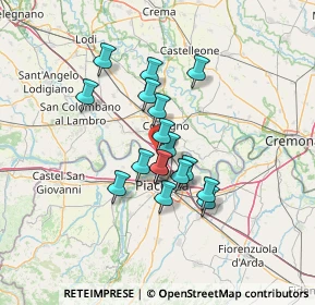 Mappa Via Montebello, 26862 Guardamiglio LO, Italia (10.18235)