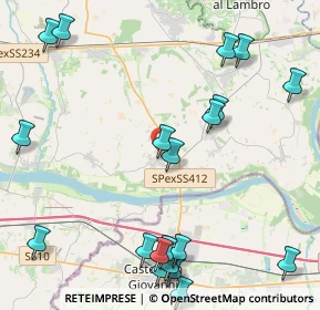 Mappa Via Roma, 27017 Pieve Porto Morone PV, Italia (5.5855)