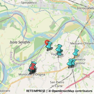 Mappa Via Santi Olza Po, 29010 Monticelli d'Ongina PC, Italia (2.2115)