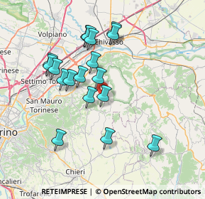 Mappa Sciolze, 10090 Sciolze TO, Italia (6.88556)