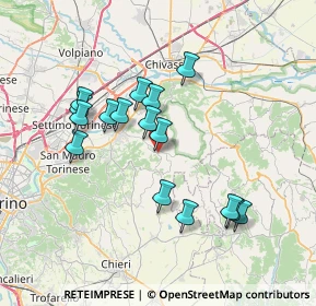 Mappa Sciolze, 10090 Sciolze TO, Italia (6.7175)
