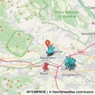 Mappa Via Fornace, 10091 Alpignano TO, Italia (3.92364)
