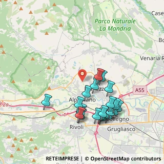 Mappa Via Fornace, 10091 Alpignano TO, Italia (3.9605)