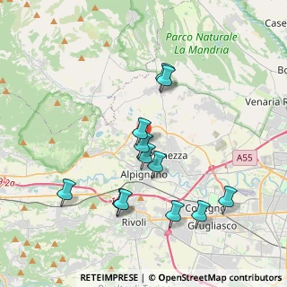 Mappa Via Fornace, 10091 Alpignano TO, Italia (3.78)